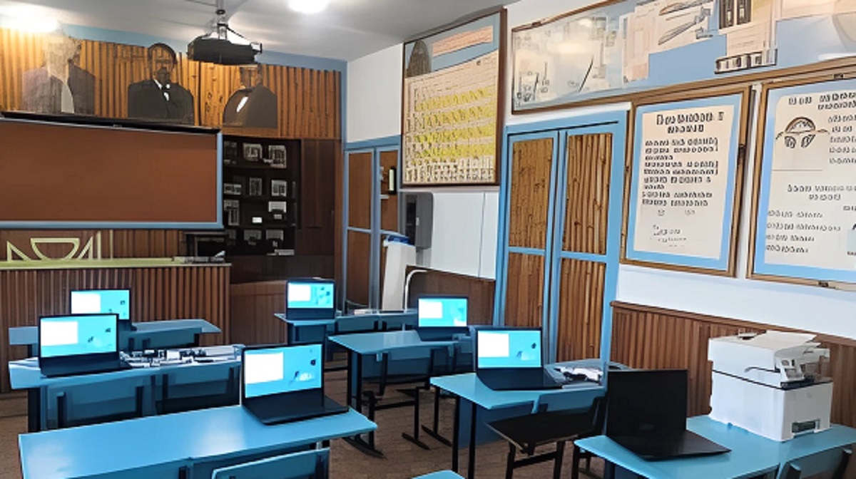 Изображения кабинета физики.