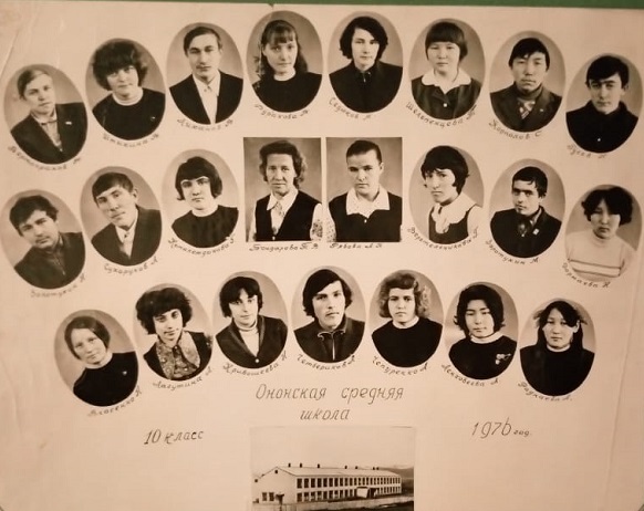 Первый выпуск  10класс  1976 год.